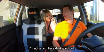 FakeDrivingSchool - Cayla Lyons with Perfect Natural Tits