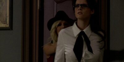 Lustful orgy time with a couple of elegantly dressed participants