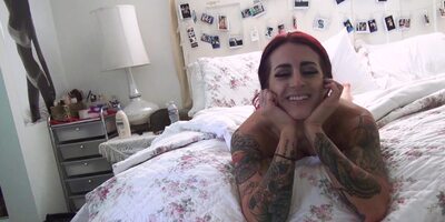 Tana Lea deepthroat and sex on cam