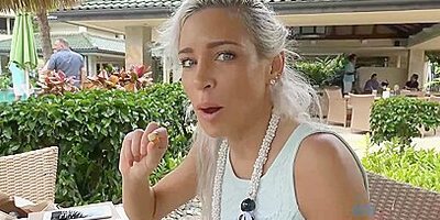 Kacey Jordan In Kacey Puts Her Mouth To Good Use In Hawaii