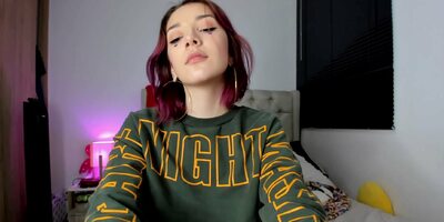 Sexy Colombian Ataku Arrecha masturbates in front of everyone