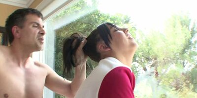 Cheerleader Girl wird vom Coach gebumst