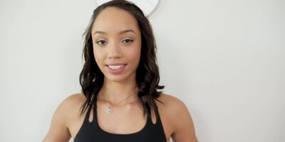 Fit And Skinny Light Skin Black Girl Casting With Alexis Tae