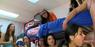 Young college sluts get their throat's drilled