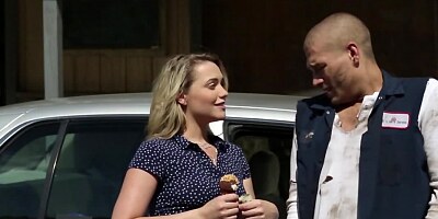 Two blond ladies are in the mood for some sexual fun