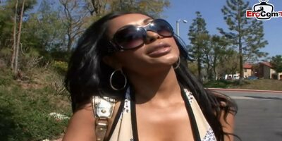 Busty Latina gets a cumshot on her perfect tits