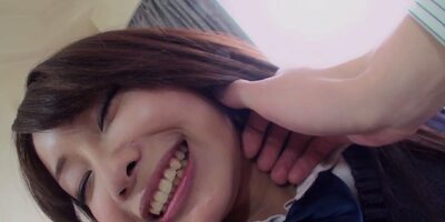 Hairy schoolgirl from Japan - creampied pussy