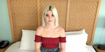 She's 19 and blonde with a fat meaty cunt