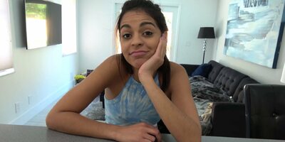 Sexy Stepdaughter Strips For Me - Vienna Black