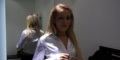 Sunshine in need of money gets penetrated by stranger