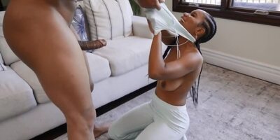 Sex is the best game for the lewd Ebony bitch with dreadlocks