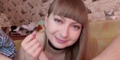 Horny Babe Pov Blowjob Dick And Cumshot Closeup