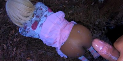  time in the Woods with my DaughterInLaw Msnovember Ends my Cumshot Dripping down her Ass