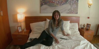 POV anal amateur teen fucking in hotel - cute and skinny