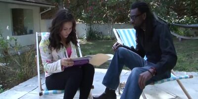 Mena Li And John E. Depth In Big Black Cock Lover Filled Up To Max