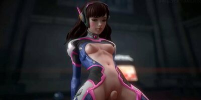 D.Va 2 - Overwatch SFM & Blender Porn Compilation