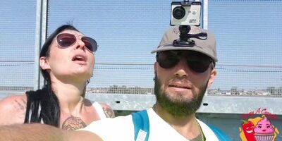 He Falls Off His Bike To Look At With Lady Muffin