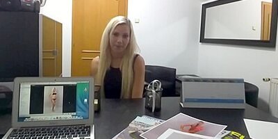 Horny Blond Hottie Fucked On Audition