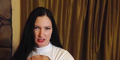 Fantastic Cosplay Woman Masturbating In Solo Scene