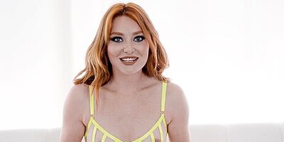 Redhead Lacy Lennon Sloppy Face Fuck