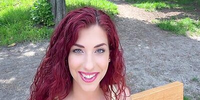 Shona River Curly Haired Euro Babe Begs For It