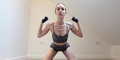Clip-sofie Skye Slutty Personal Trainer Trains Your Cock