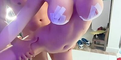 Big Tits Blonde Fucked While Baking Cake