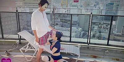 Kinky Stewardess Loves Outdoor Fucking & Sucking At The Center Of City 4k 60fps Daytime & Public