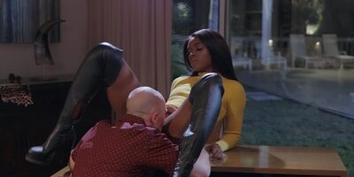 Paige Owens watches ebony Ana Foxxx sex with a stud