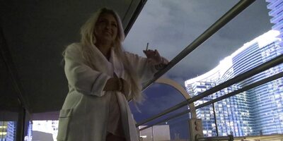 Hotel sex with blonde whore Kitty