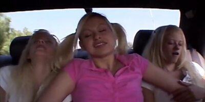 Milton twins finger hot blonde pussy