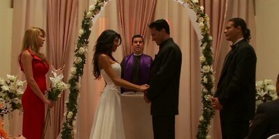 Cute blonde gets facialized