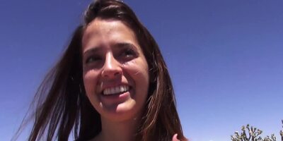 Trail sex with petite brunette Abbie Maley