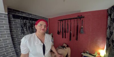 Goddess Andreea - Cock Torture With Pump