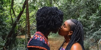 PUBLIC Walk in Park, Private African Lesbian Dildo Fuck