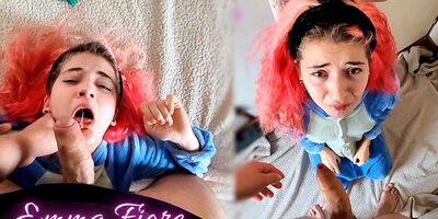 I make my Stepsister Suck my Cock and then I Fuck her Ass