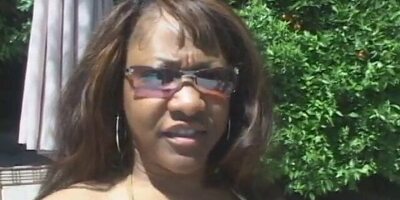 Ebony with tight boobs and big ass loves getting licked