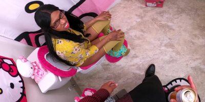 I Convinced my Step Daughter to Ride Daddy Dick Cowgirl before her Mother get Home Sheisnovember