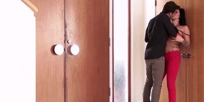 Sexy Karmen Karma gets fucked hard while standing