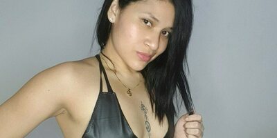 Xime is masturbating on public places