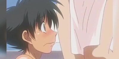 Hentai girl tells shy boy that the only way to prove his love is to make her orgasm : Hentai Uncensored