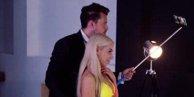 Skinnies with tiny titties have a hot foursome on camera