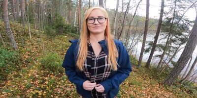 Redhead Girl Trip To The Forest To Watch Autumn Leaves Ended Up In Sucking Dick And Fucked