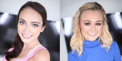 ASHLY ANDERSON & KENZIE KAI SHOW OFF COCK SUCKING SKILLS