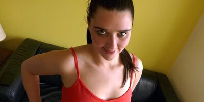 SubSlut Pixiee Little is cock-teased to cum with wand.