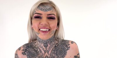 Amber Luke - Tattooed Rides For The First Time