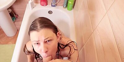 I Wanted To Masturbate In The Shower But He Fucked Me And Cum On Tits