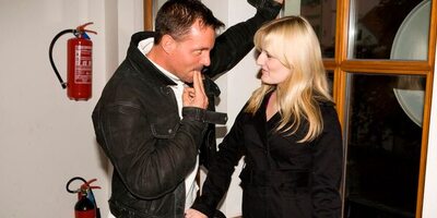 Denisa got fucked in public