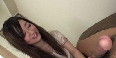 Lovely Japanese Maria Ono with natural tits rides a cock