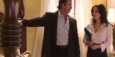 Milf Rides Cock And He Jerks Off On Her Tits - Sienna West And Scott Styles